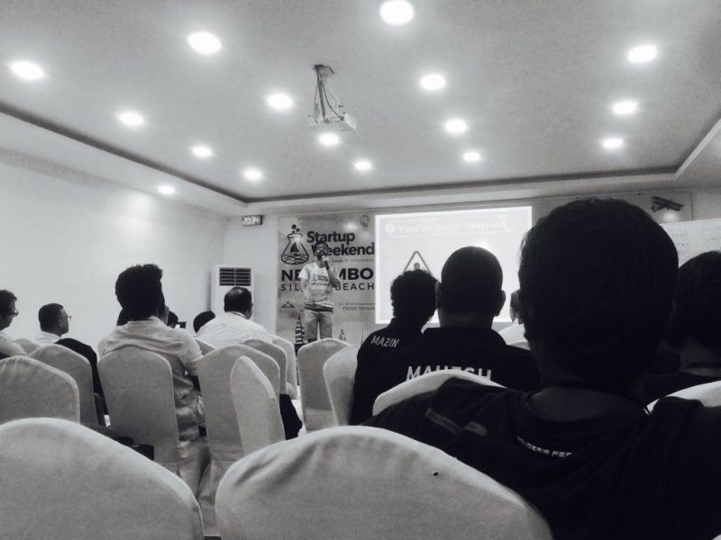 few clicks in Startup Weekend - Silicon Beach #swnegombo